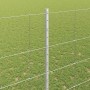 Reja con postes Plateado 1.6 x 25 m Acero