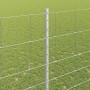 Reja con postes Plateado 1.6 x 25 m Acero
