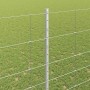 Reja con postes Plateado 1.6 x 25 m Acero