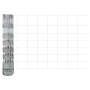 Reja con postes Plateado 0.8 x 50 m Acero