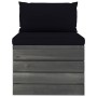 Pallet garden furniture 2 pieces with solid pine wood cushions by vidaXL, Garden sets - Ref: Foro24-3061666, Price: 152,96 €,...