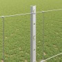 Reja con postes Plateado 1.2 x 50 m Acero