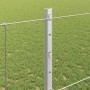 Reja con postes Plateado 1.2 x 50 m Acero