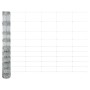 Reja con postes Plateado 1.2 x 50 m Acero