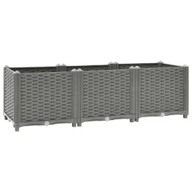 Polypropylene flowerbed 120x40x38 cm by vidaXL, Pots and planters - Ref: Foro24-153295, Price: 68,14 €, Discount: %
