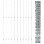 Reja con postes Plateado 1.2 x 50 m Acero