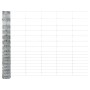 Reja con postes Plateado 1.2 x 50 m Acero