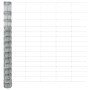 Reja con postes Plateado 1.6 x 50 m Acero