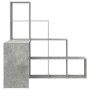 Escritorio de Esquina Gris hormigón 101.5 x 149.5 x 149.5 cm