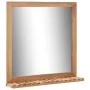 Espejo de cuarto de baño madera maciza de nogal 60x12x62 cm de vidaXL, Espejos - Ref: Foro24-247605, Precio: 56,40 €, Descuen...