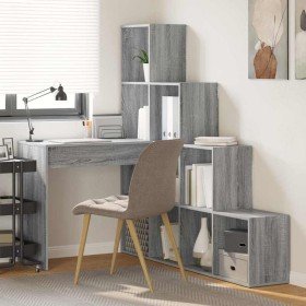Escritorio de Esquina Gris sonoma 101.5 x 149.5 x 149.5 cm Escritorio de Esquina Gris sonoma 101.5 x 149.5 x 149.5 cm
