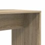 Escritorio con estante Roble Sonoma 138.5 x 55 x 143 cm