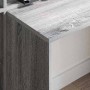 Escritorio Gris sonoma 138.5 x 55 x 143 cm Madera contrachapada