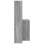 Escritorio Gris sonoma 138.5 x 55 x 143 cm Madera contrachapada