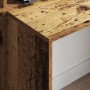 Escritorio con estante Madera vieja 138.5 x 55 x 143 cm