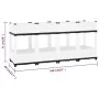 Blumenbeet aus Polypropylen 160x40x71 cm von vidaXL, Töpfe und Pflanzgefäße - Ref: Foro24-153315, Preis: 134,55 €, Rabatt: %