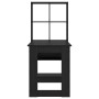 Escritorio Roble negro 122 x 67 x 145 cm Madera contrachapada