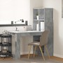 Escritorio Gris Concreto 122 x 67 x 145 cm Madera contrachapada