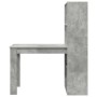 Escritorio Gris Concreto 122 x 67 x 145 cm Madera contrachapada
