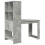 Escritorio Gris Concreto 122 x 67 x 145 cm Madera contrachapada