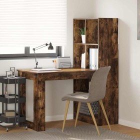 Escritorio Roble ahumado 122 x 67 x 145 cm Madera contrachapada