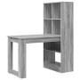 Escritorio Gris Sonoma 122 x 67 x 145 cm Madera contrachapada