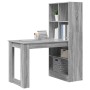 Escritorio Gris Sonoma 122 x 67 x 145 cm Madera contrachapada