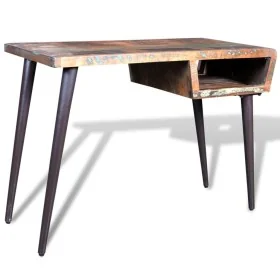 Recycled wood desk with iron legs by vidaXL, Desks - Ref: Foro24-241138, Price: 206,70 €, Discount: %