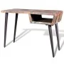 Schreibtisch aus recyceltem Holz mit Eisenbeinen von vidaXL, Schreibtische - Ref: Foro24-241138, Preis: 206,70 €, Rabatt: %