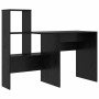 Escritorio con cajón Roble negro 131.5 x 50 x 106.5 cm
