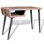 Schreibtisch aus recyceltem Holz mit Eisenbeinen von vidaXL, Schreibtische - Ref: Foro24-241138, Preis: 206,70 €, Rabatt: %