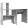 Escritorio con cajón Gris hormigón 131.5 x 50 x 106.5 cm