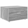 Escritorio con cajón Gris sonoma 131.5 x 50 x 106.5 cm