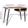 Schreibtisch aus recyceltem Holz mit Eisenbeinen von vidaXL, Schreibtische - Ref: Foro24-241138, Preis: 206,70 €, Rabatt: %