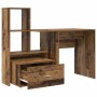 Escritorio con cajón Madera vieja 131.5 x 50 x 106.5 cm