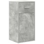 Escritorio de Esquina 2 pcs Gris Concreto 102 x 50 x 75 cm