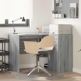 Escritorio de Esquina 2 pcs Gris sonoma 102 x 50 x 75 cm