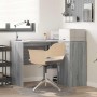 Escritorio de Esquina 2 pcs Gris sonoma 102 x 50 x 75 cm