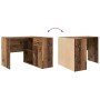Escritorio de Esquina 2 pcs Madera vieja 102 x 50 x 75 cm