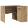 Escritorio de Esquina 2 pcs Roble artisan 102 x 50 x 75 cm