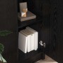Escritorio con almacenamiento con estante 2 pcs Roble negro