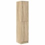 Escritorio con almacenamiento con estante 2 pcs Roble Sonoma