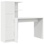 Escritorio con almacenamiento 2 pcs 102 x 50 x 124 cm