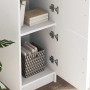 Escritorio con almacenamiento 2 pcs 102 x 50 x 124 cm
