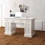 Weißer Schreibtisch mit Doppelsäule, 140 x 48 x 80 cm von vidaXL, Schreibtische - Ref: Foro24-244370, Preis: 487,35 €, Rabatt: %