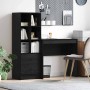Escritorio con almacenamiento 2 pcs Roble negro 80 x 40 x 76 cm