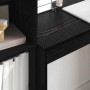 Escritorio con almacenamiento 2 pcs Roble negro 80 x 40 x 76 cm