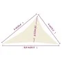 Cream HDPE sail awning 160 g/m² 4x5x6.8 m by vidaXL, Umbrellas - Ref: Foro24-311211, Price: 30,33 €, Discount: %