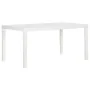 Mesa de jardín PP blanco 150x90x72 cm de vidaXL, Mesas de jardín - Ref: Foro24-317734, Precio: 170,08 €, Descuento: %