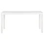 Mesa de jardín PP blanco 150x90x72 cm de vidaXL, Mesas de jardín - Ref: Foro24-317734, Precio: 170,08 €, Descuento: %